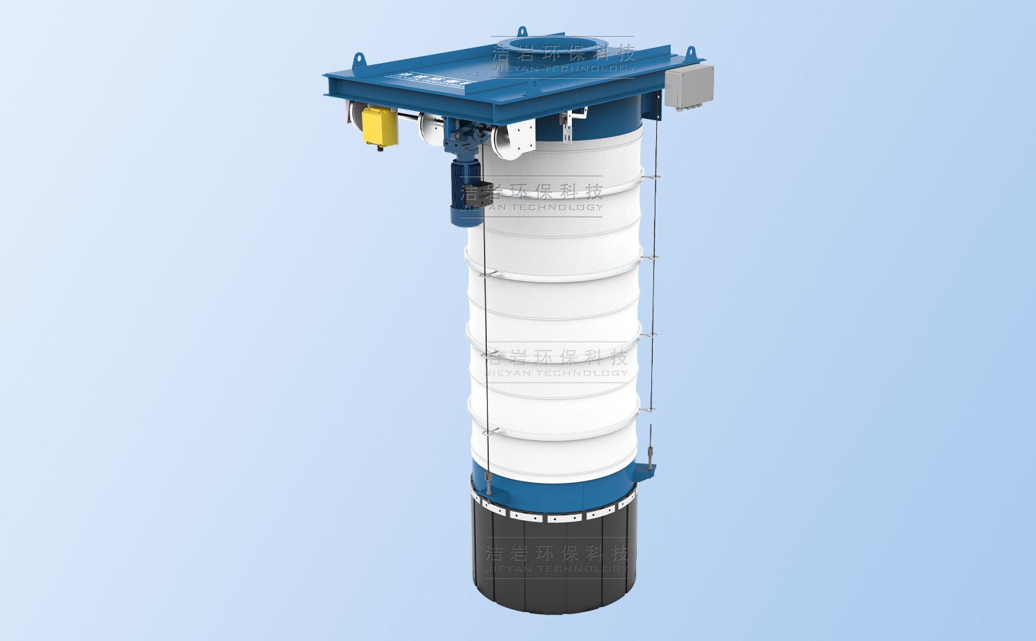 散装机,伸缩溜筒