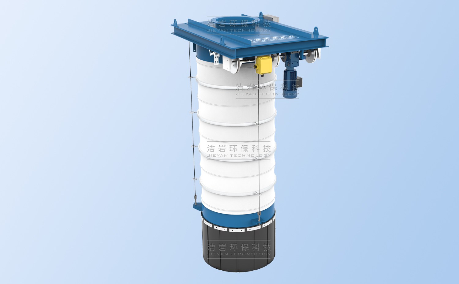 散装机,伸缩溜筒