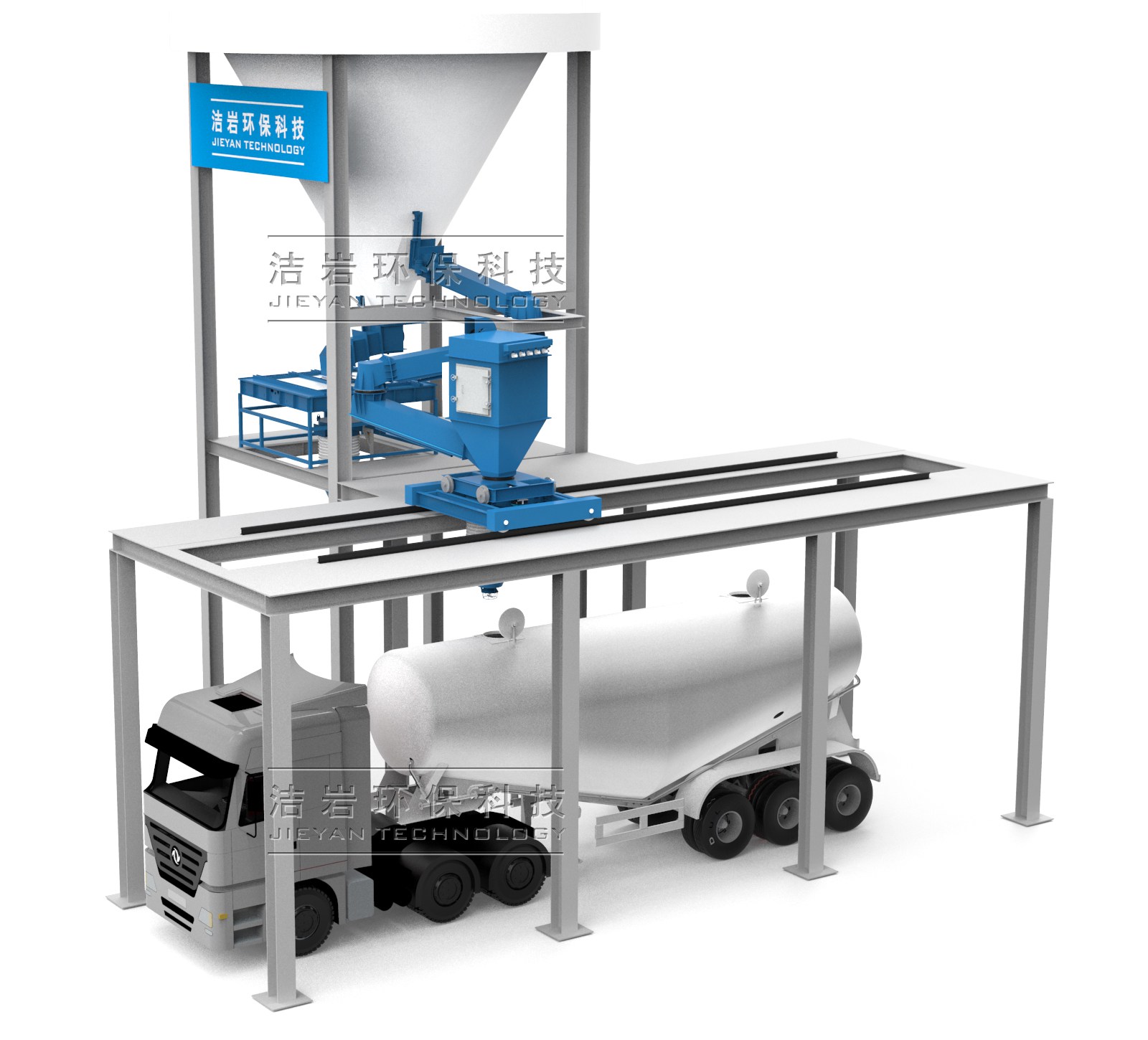 多罐口免移车智能装车系统