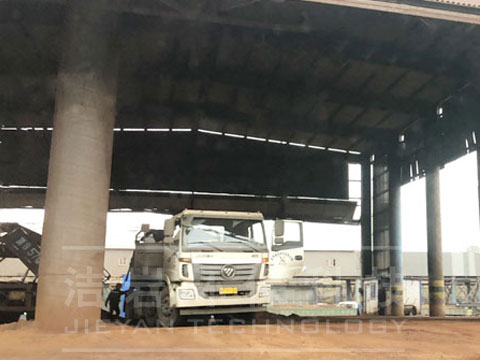 卸料口干雾抑尘