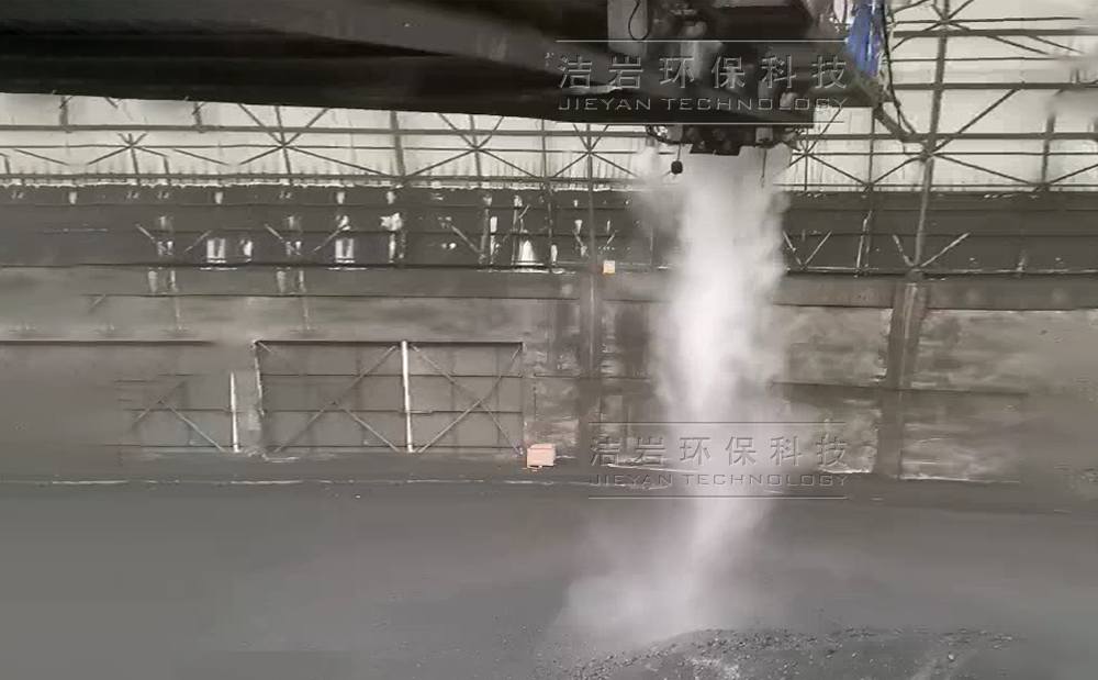 冀东水泥圆堆机长堆机干雾抑尘系统