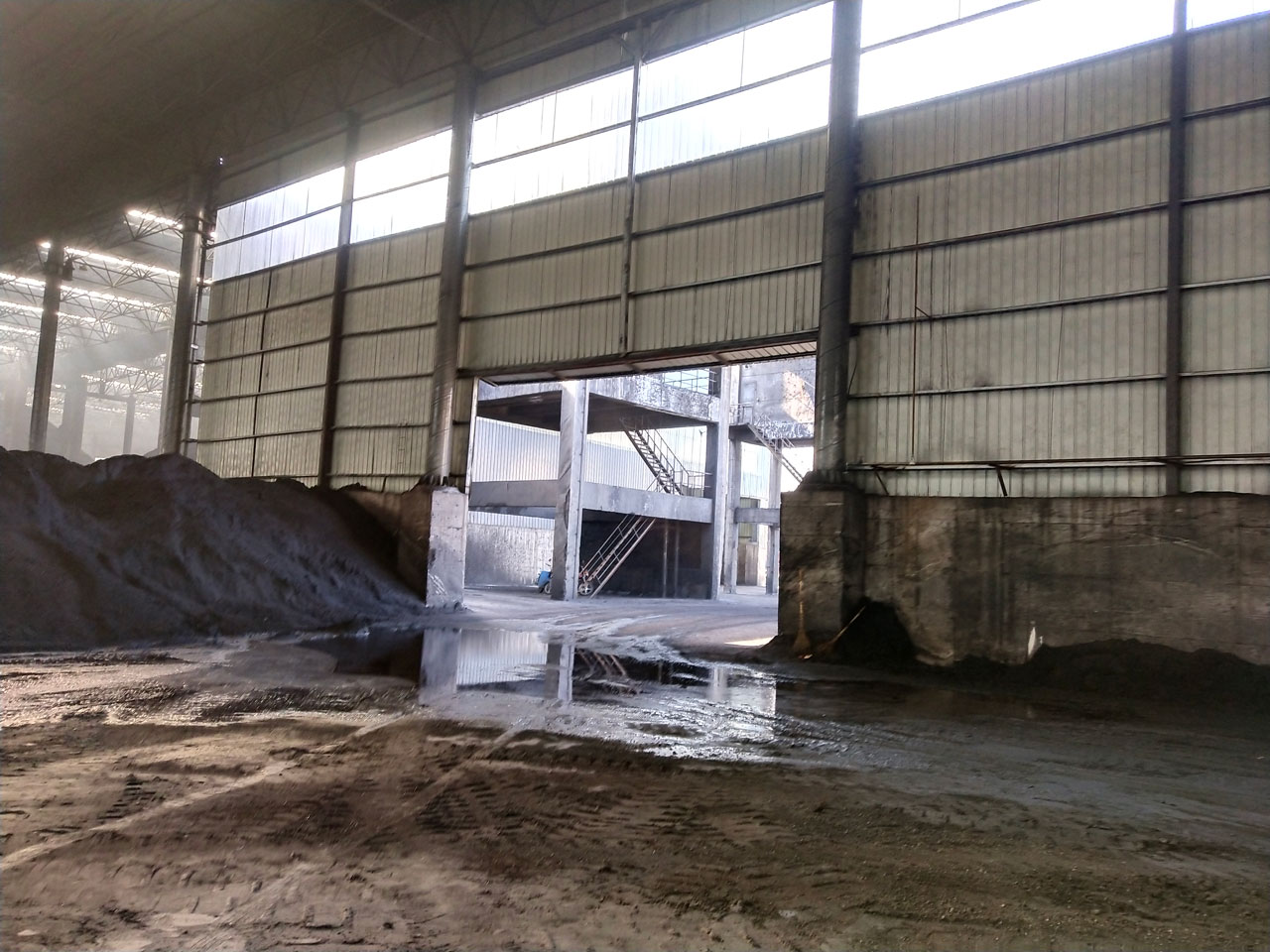 料棚大门干雾抑尘