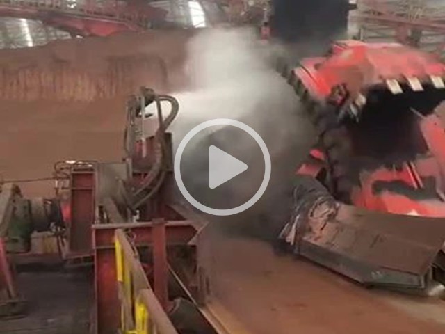 堆取料机斗轮机干雾抑尘